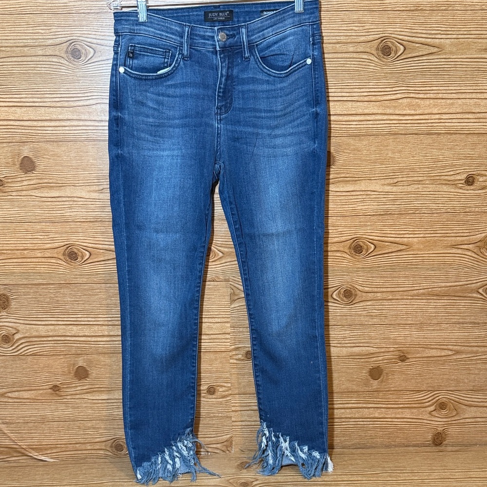 Frayed Hem Judy Blue Jeans- Skinny fit 7/28